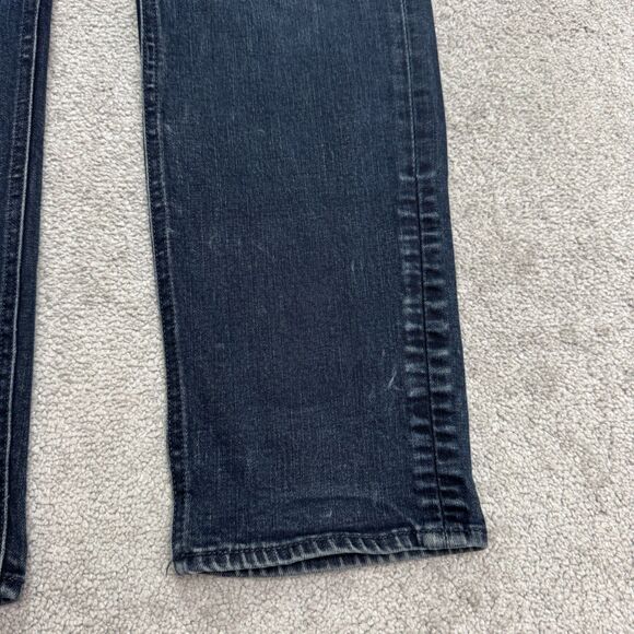 Levi's 511 Slim Fit Denim Jeans Mens 36x30 Blue Straight Leg Dark Wash Casual - Picture 8 of 16